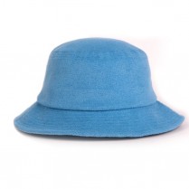 Big Size Sky Blue Terry Towelling Hat (80% cotton / 20% polyester, adjustable band, fits 62-65cms)